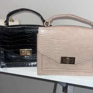 2 mini purses black and tan. I will send both!